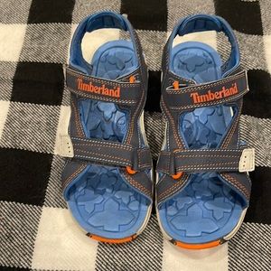 Boys rubber soled sandals.